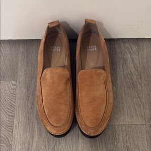 Eileen Fisher Tan Suede Casual Flats